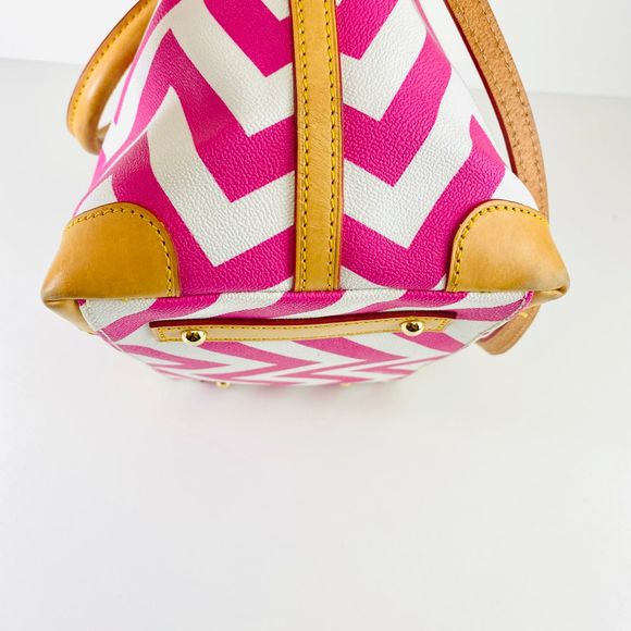 Dooney & Bourke Chevron' Convertible Satchel - Picture 9 of 11